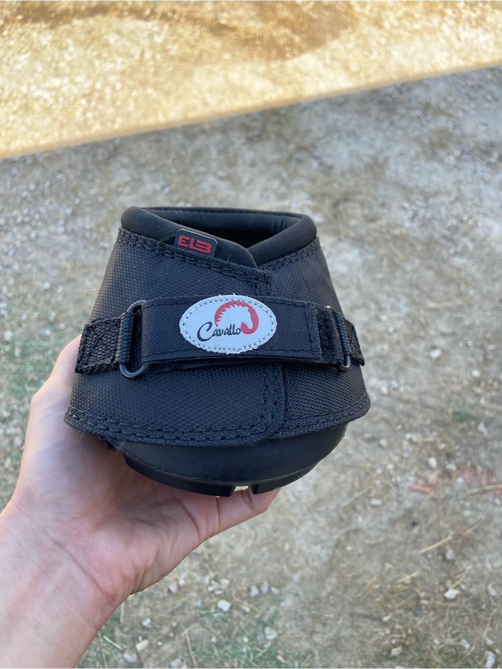 Cavallo Black Boots with Secure Hook-and-Loop Closure